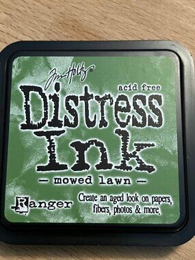 Tim Holtz Ranger Distress Ink Mowed Lawn Green, New, Unused